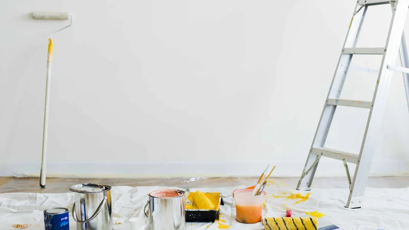 Применение внутренней/внешней фасадной краски